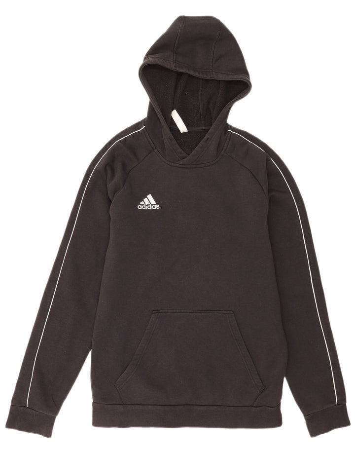 Adidas Pull à capuche pour homme en coton noir moyen