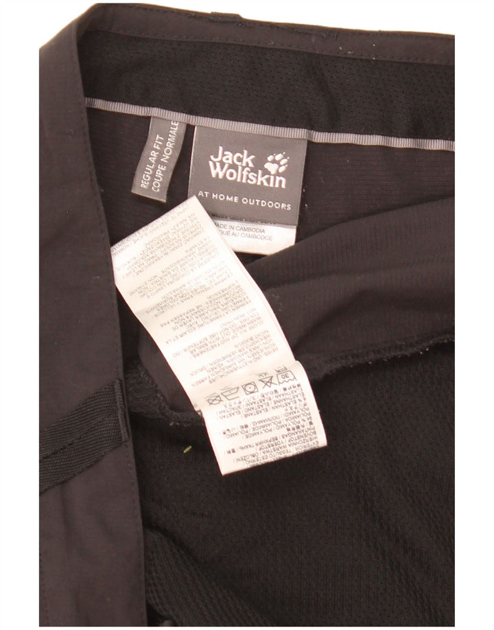 Jack Wolfskin Short Cargo Homme UK 46 XL W40 Noir Polyamide
