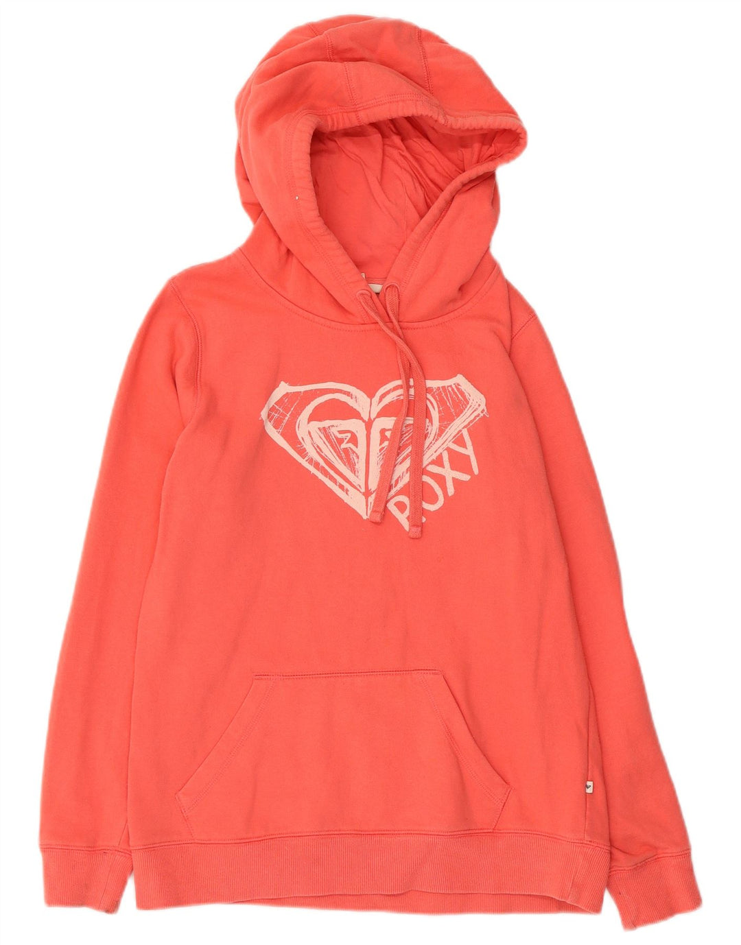 Roxy Pull à capuche graphique pour femme UK 10 Small Rouge Coton