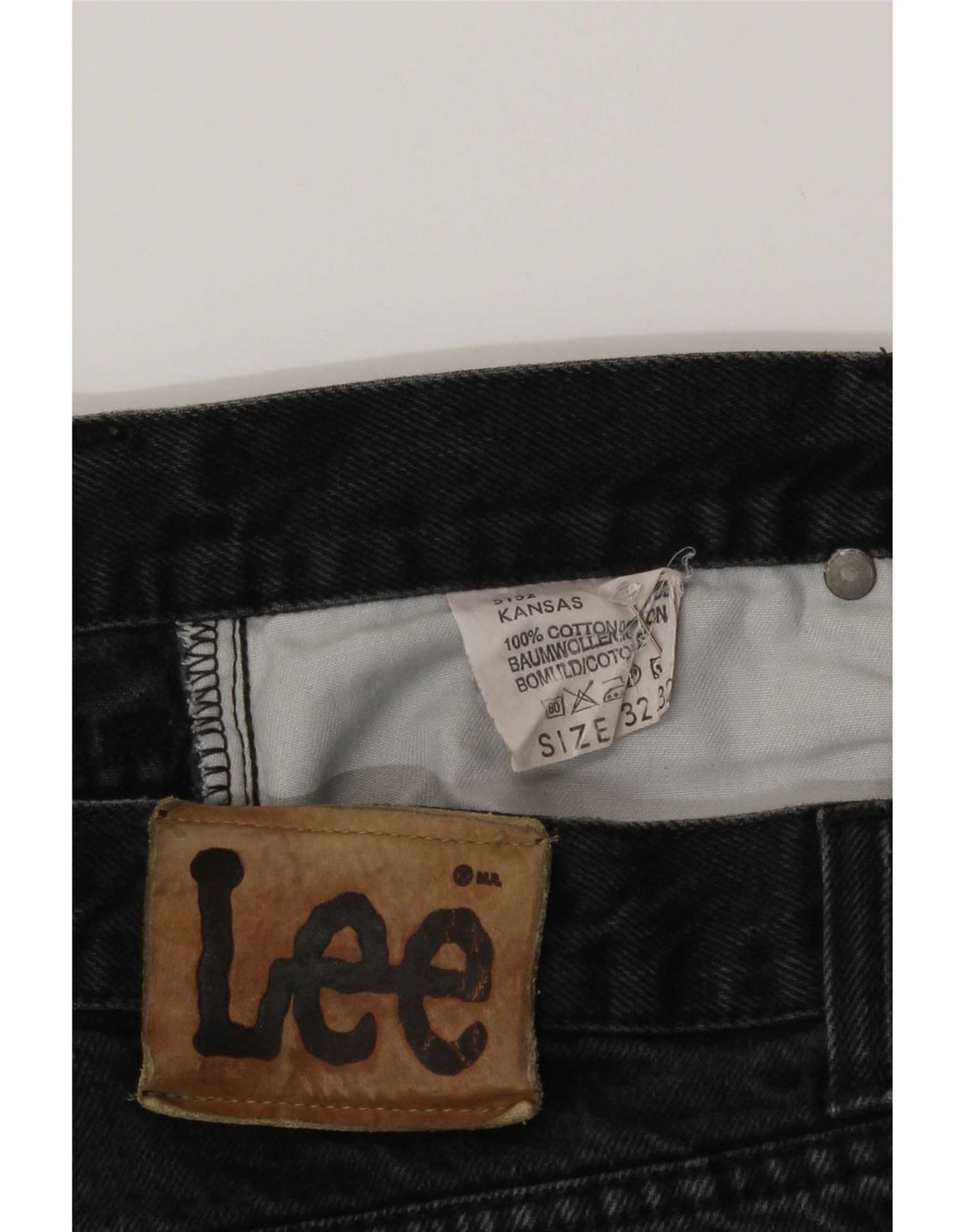Lee Jeans Loose Homme W32 L32 Gris Coton