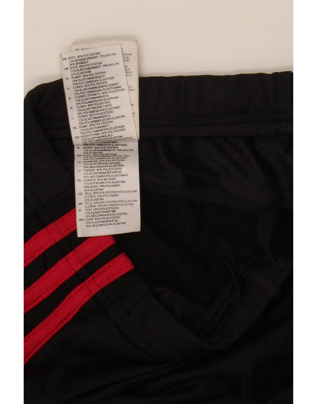 Adidas Leggings Femme UK 10 Petit Noir Polyester