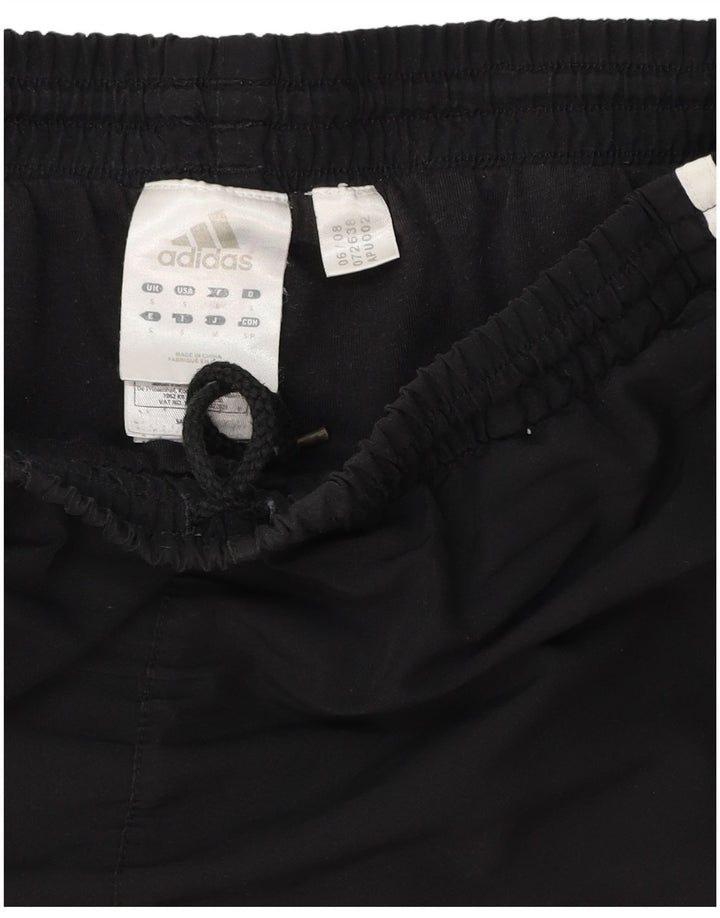 Adidas Pantalon de survêtement pour femme UK 10 Small Noir Polyester