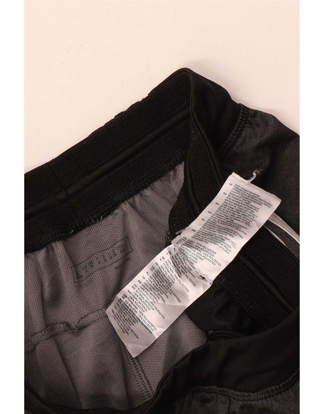 Adidas Short de sport pour homme en polyester color block gris moyen