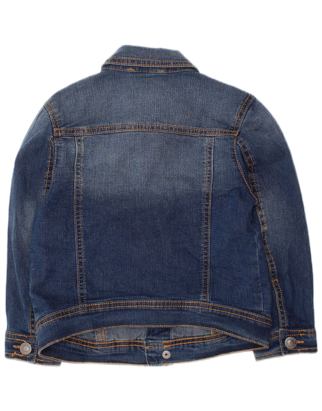 BENETTON Veste en Jean Garçon 3-4 Ans 2XS Bleu Coton