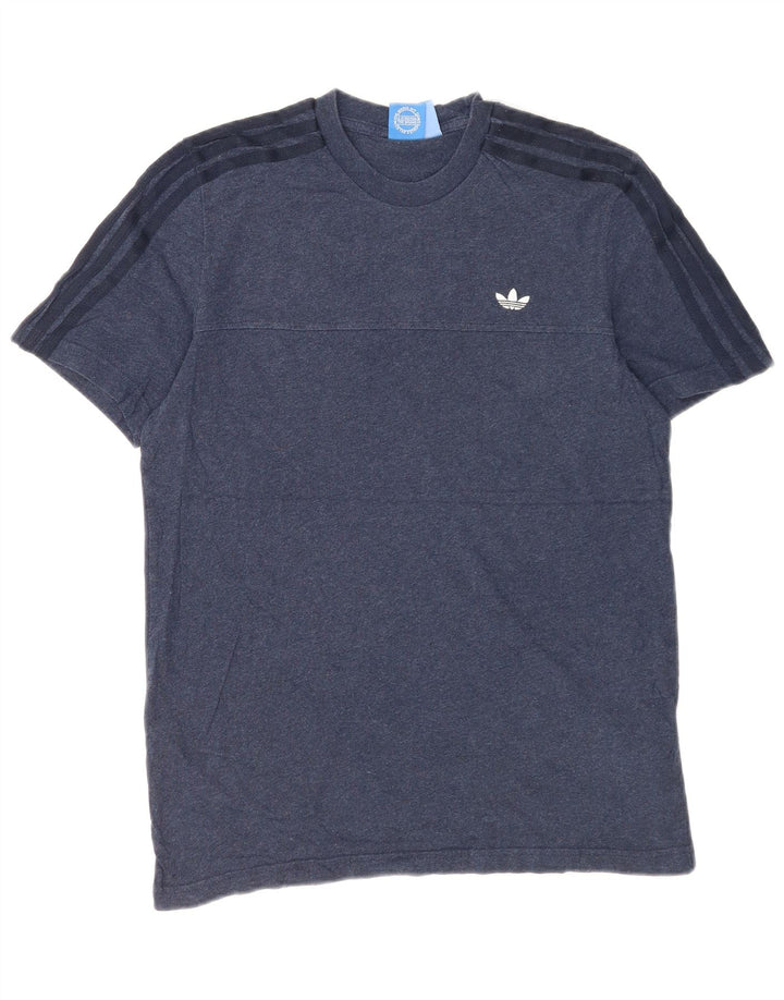 Adidas T-Shirt Homme Top Bleu Marine Moyen Coton