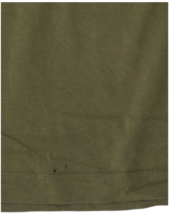 Gant T-Shirt Graphique Top Homme Kaki Moyen Coton