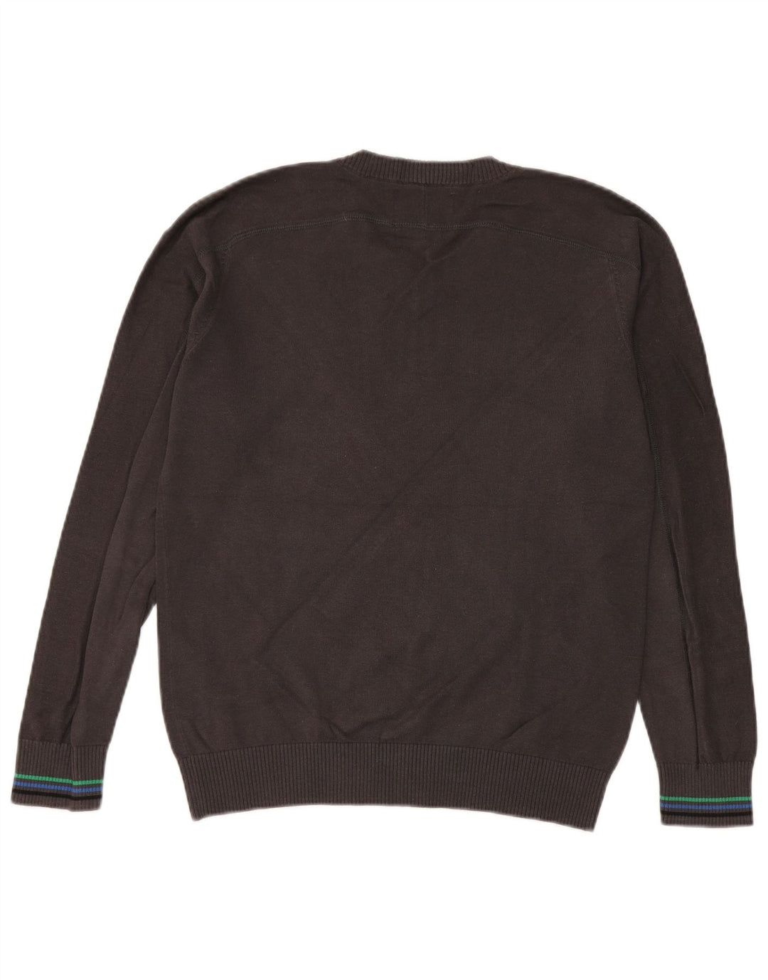Jack & Jones Pull Col V Homme Gris Moyen Coton