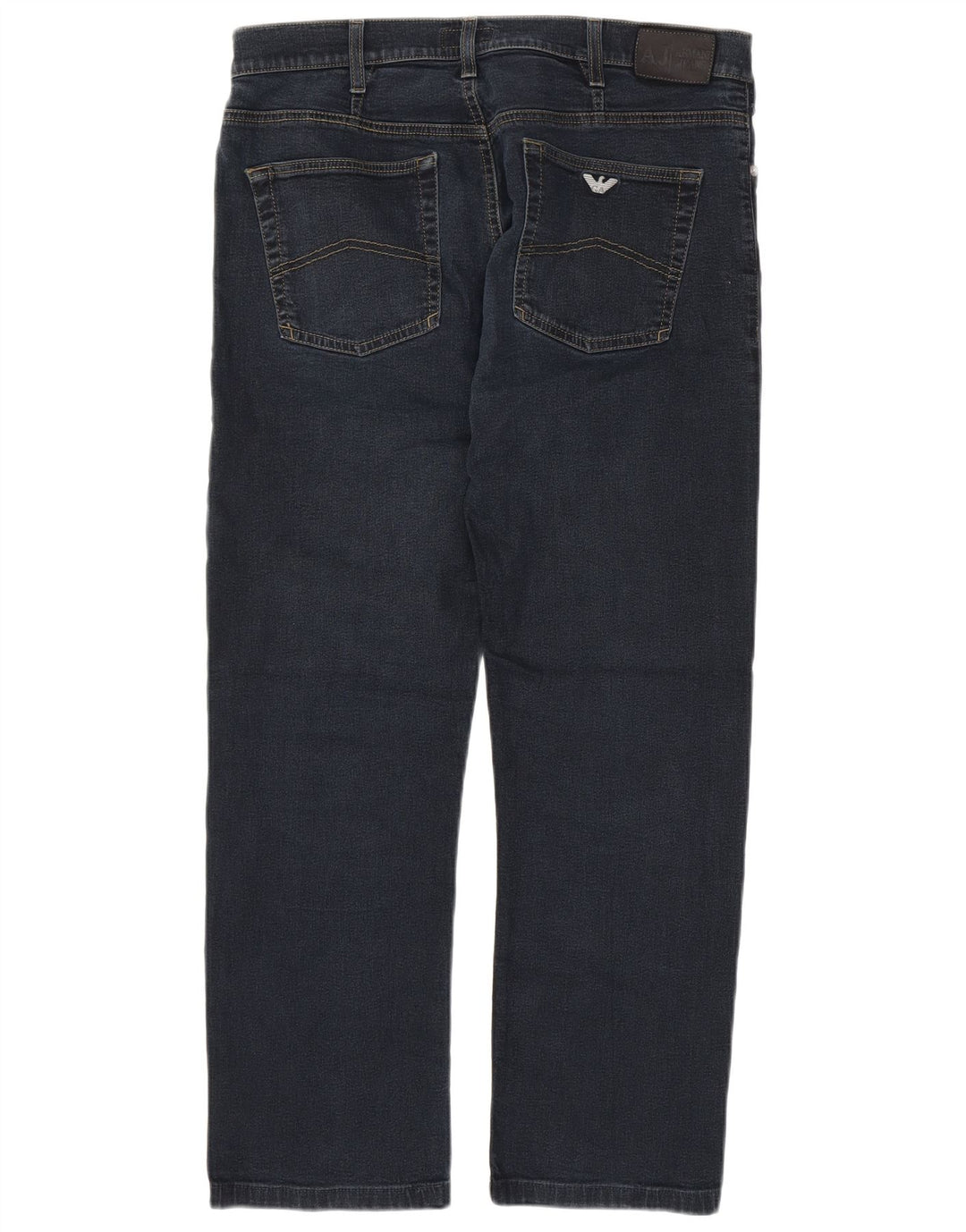 ARMANI Jean Droit W36 L28 Homme Bleu Marine