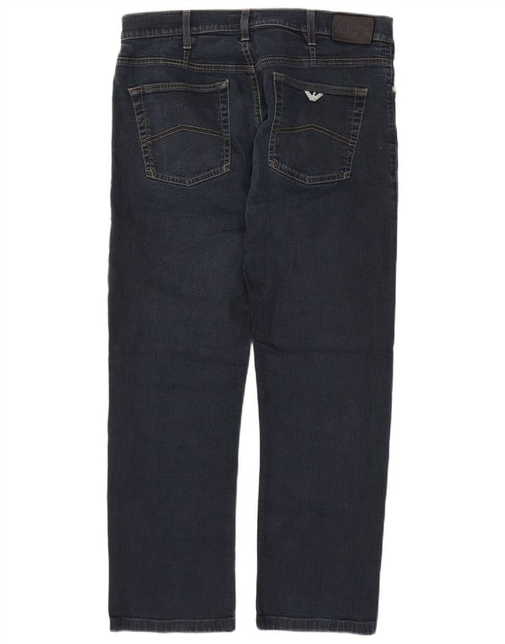 ARMANI Jean Droit W36 L28 Homme Bleu Marine