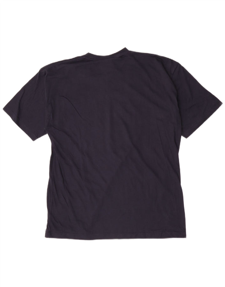 Umbro T-Shirt Homme Top Large Bleu Marine Coton