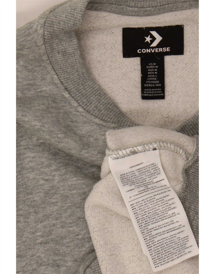 Converse Sweat-Shirt Peanuts Graphic Homme Gris Moyen Coton