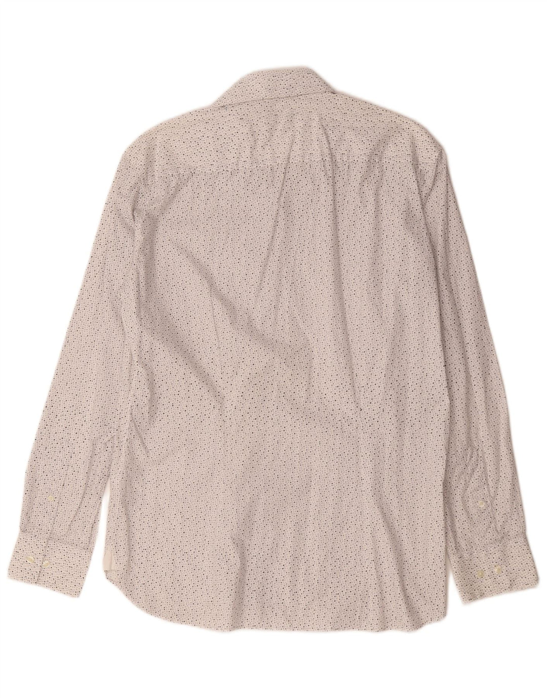 Ted Baker Chemise à motif abstrait pour homme Taille 16 Grand coton blanc
