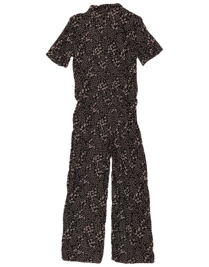 Zara Combinaison À Manches Courtes Femme Noir Moyen Floral