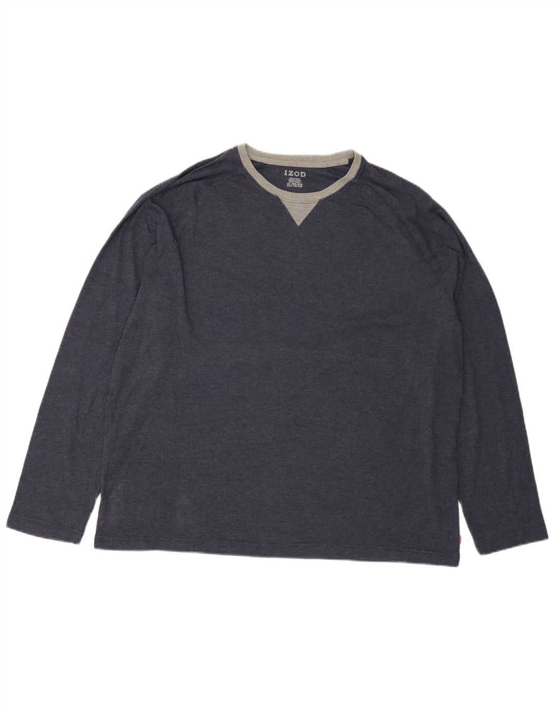 IZOD Haut Homme Manches Longues XL Bleu Marine Coton