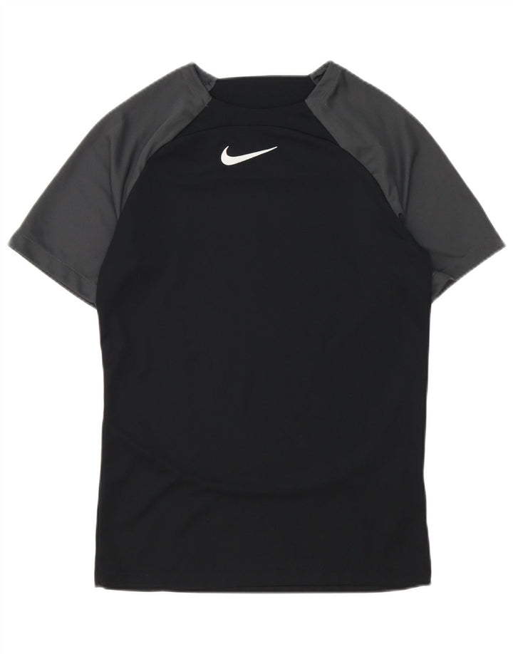 Nike Hommes Dri Fit Graphic T-Shirt Haut Petit Noir Colorblock Polyester