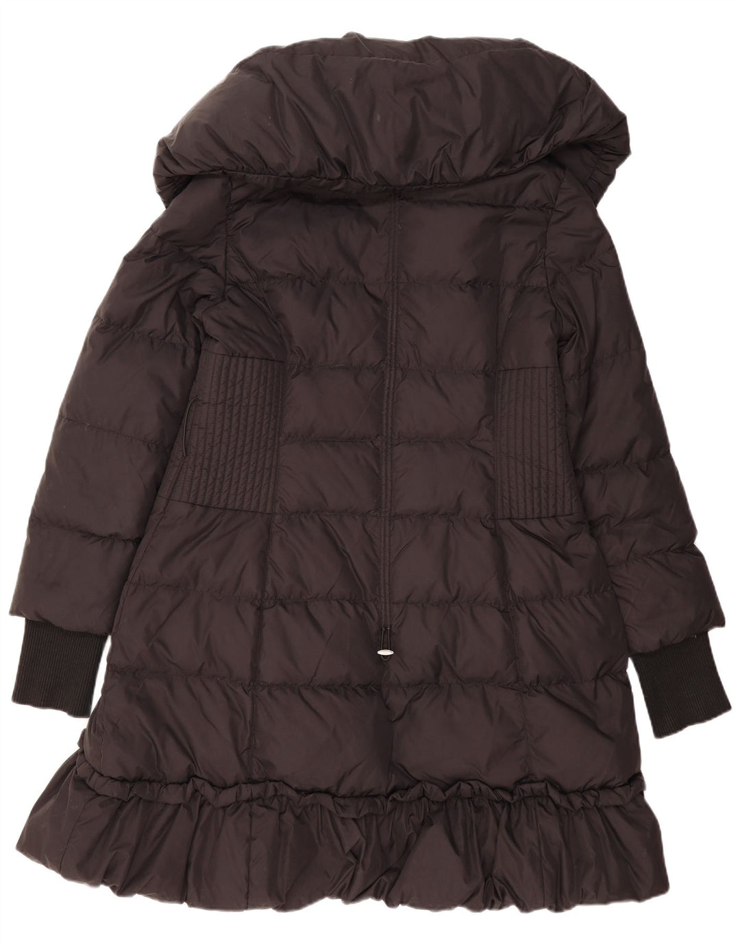 Karen Millen Manteau rembourré pour femme UK 14 Large Noir Polyamide