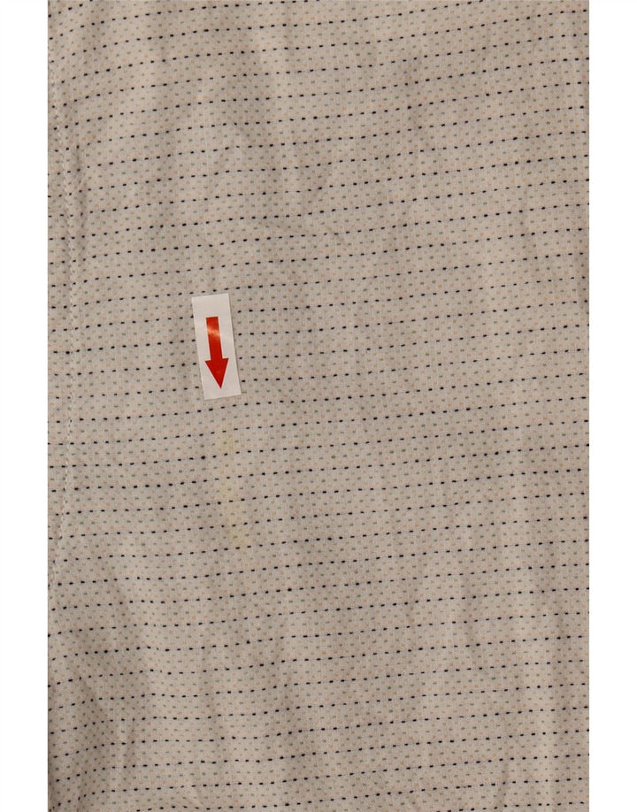 Jack & Jones Chemise à Manches Courtes Homme Blanc Cassé Coton à Pois