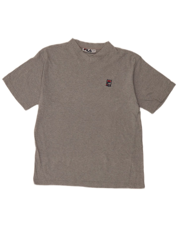 Fila T-Shirt Homme Top IT 46/48 Petit Gris Moucheté