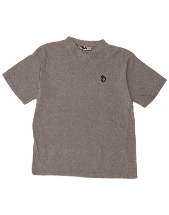 Fila T-Shirt Homme Top IT 46/48 Petit Gris Moucheté