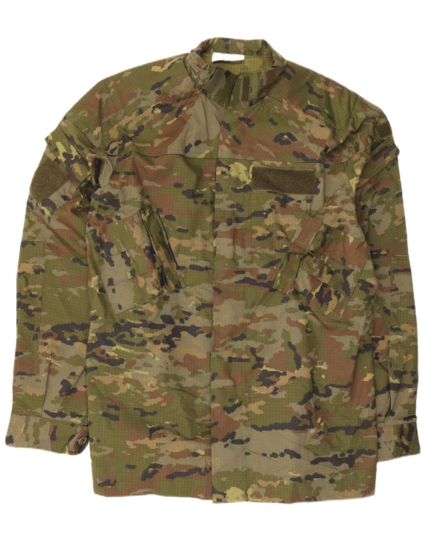 chemise militaire vintage pour hommes grande armée de coton camouflage multicolore