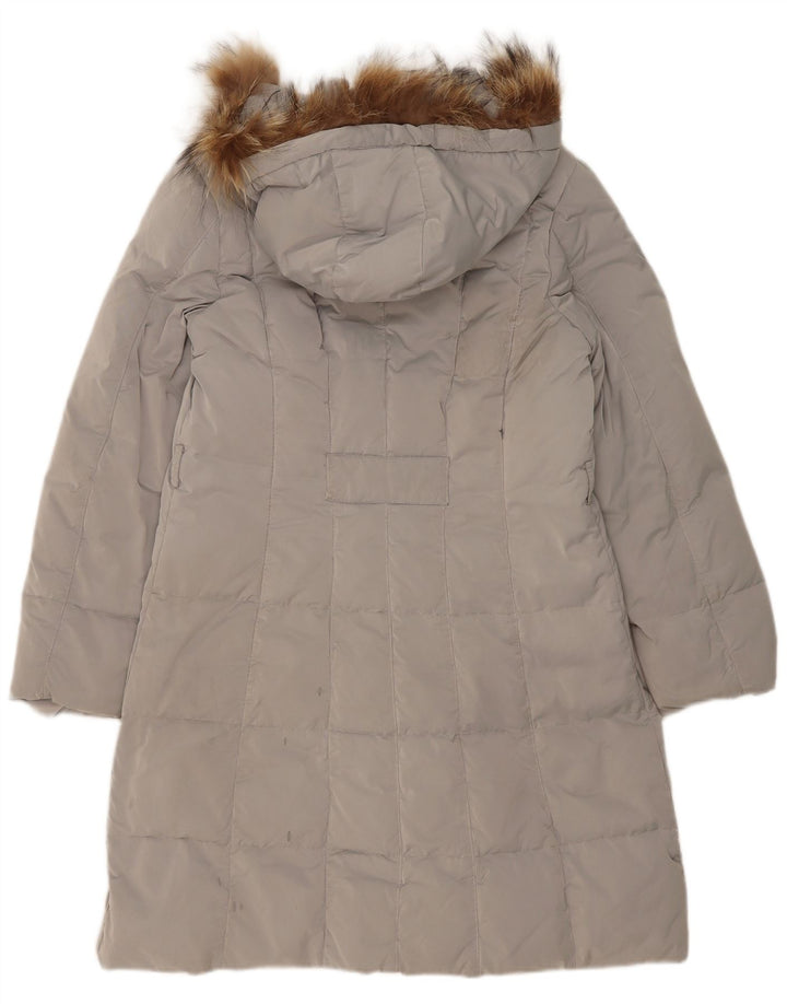 Sergio Tacchini Manteau rembourré à capuche pour femme IT 48 XL Gris Polyester