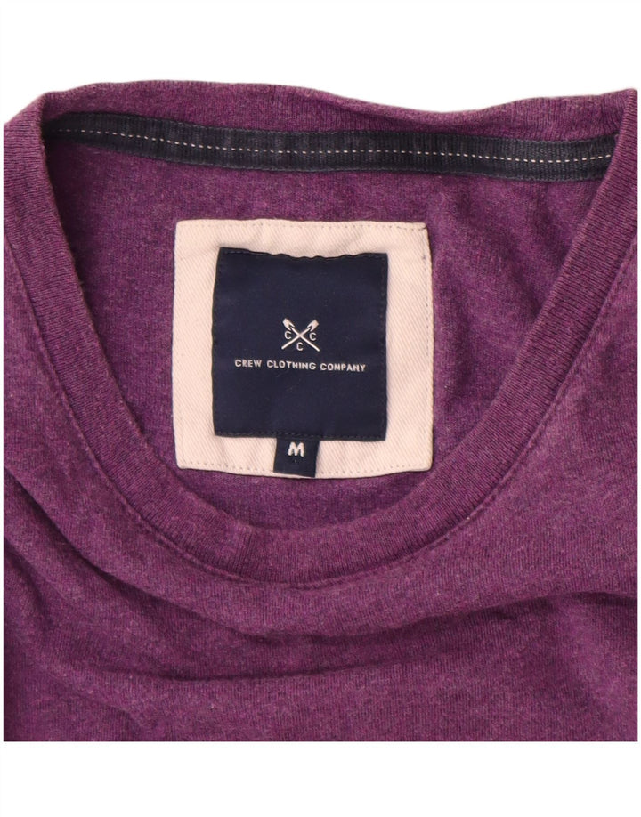 Crew Clothing T-Shirt Homme Haut Violet Moyen Coton