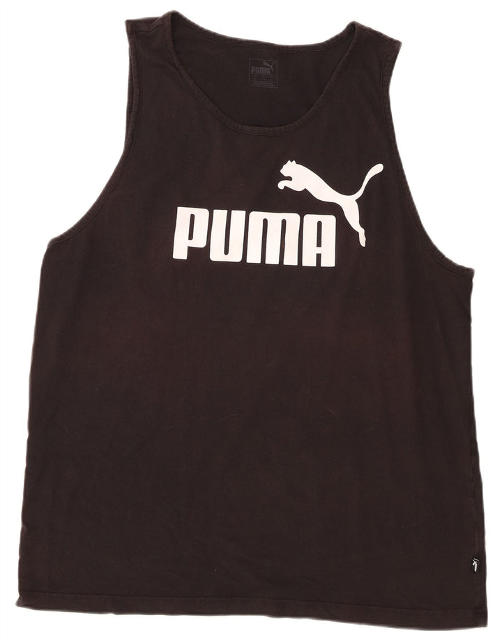 Puma Débardeur graphique pour homme 2XL Noir