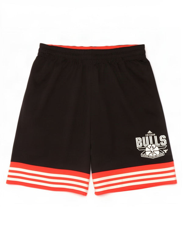 Adidas Short de sport graphique Chicago Bulls pour homme Large Noir Colorblock