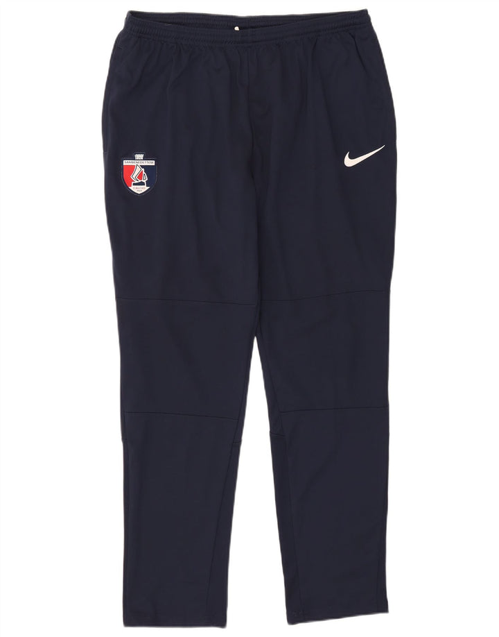 Nike Pantalon de survêtement Dri Fit Graphic pour homme XL Bleu marine Polyester