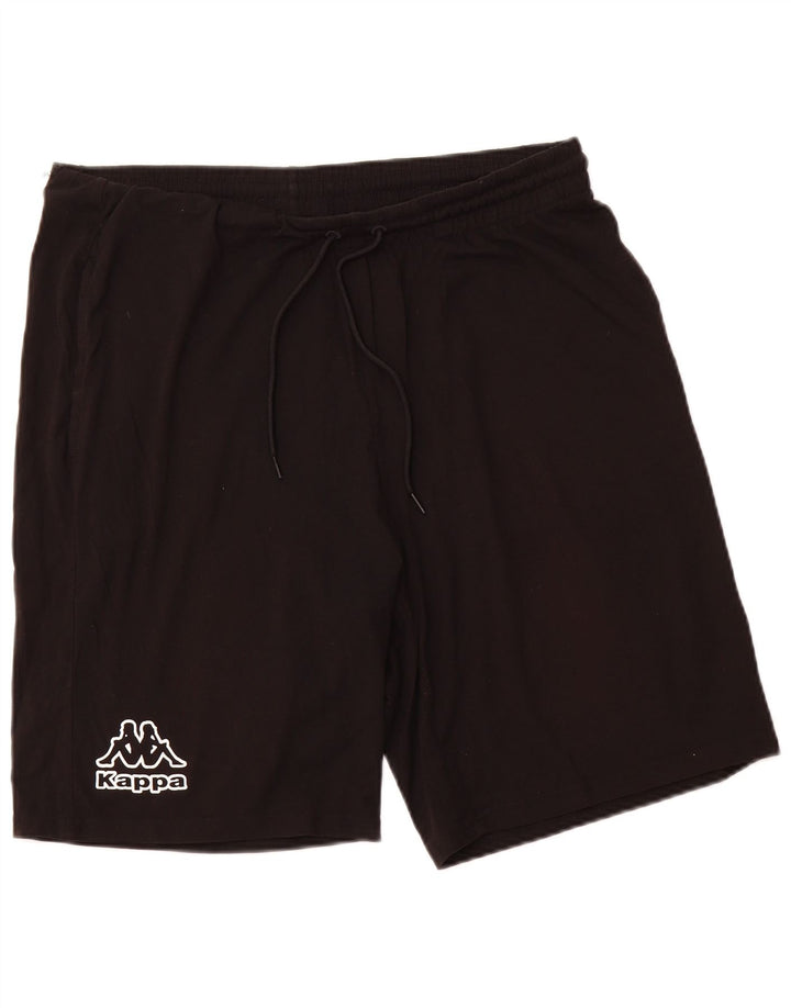 KAPPA Short de Sport Homme 2XL Coton Noir