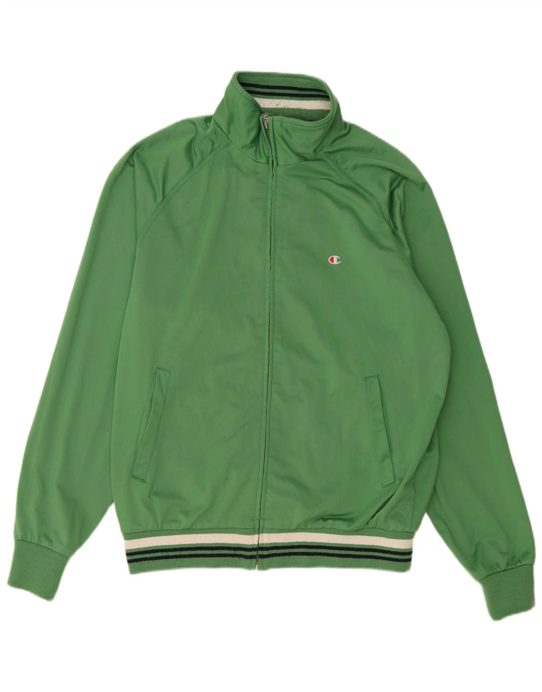 CHAMPION Veste de Survêtement Homme Grand Vert Polyester