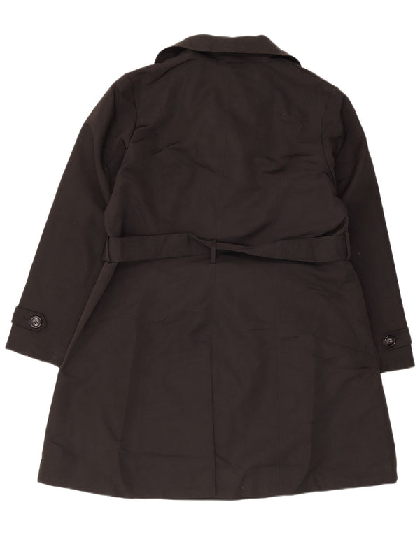 Marks & Spencer Trench-Coat Femme UK 18 XL Noir Polyester
