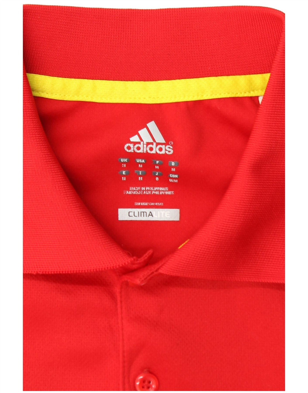 ADIDAS Polo Climalite Homme Rouge Moyen