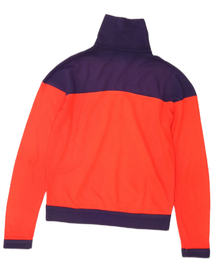 vintage Mens Survêtement Top Veste Medium Red Colourblock