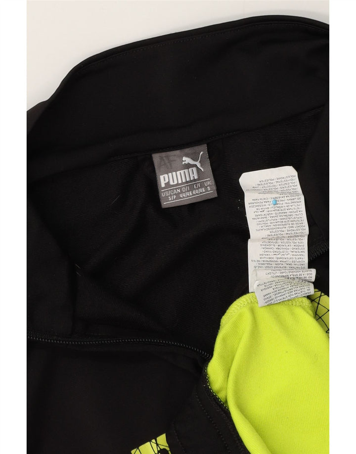 Puma Veste de Survêtement Graphique Homme Petit Noir Polyester Colorblock