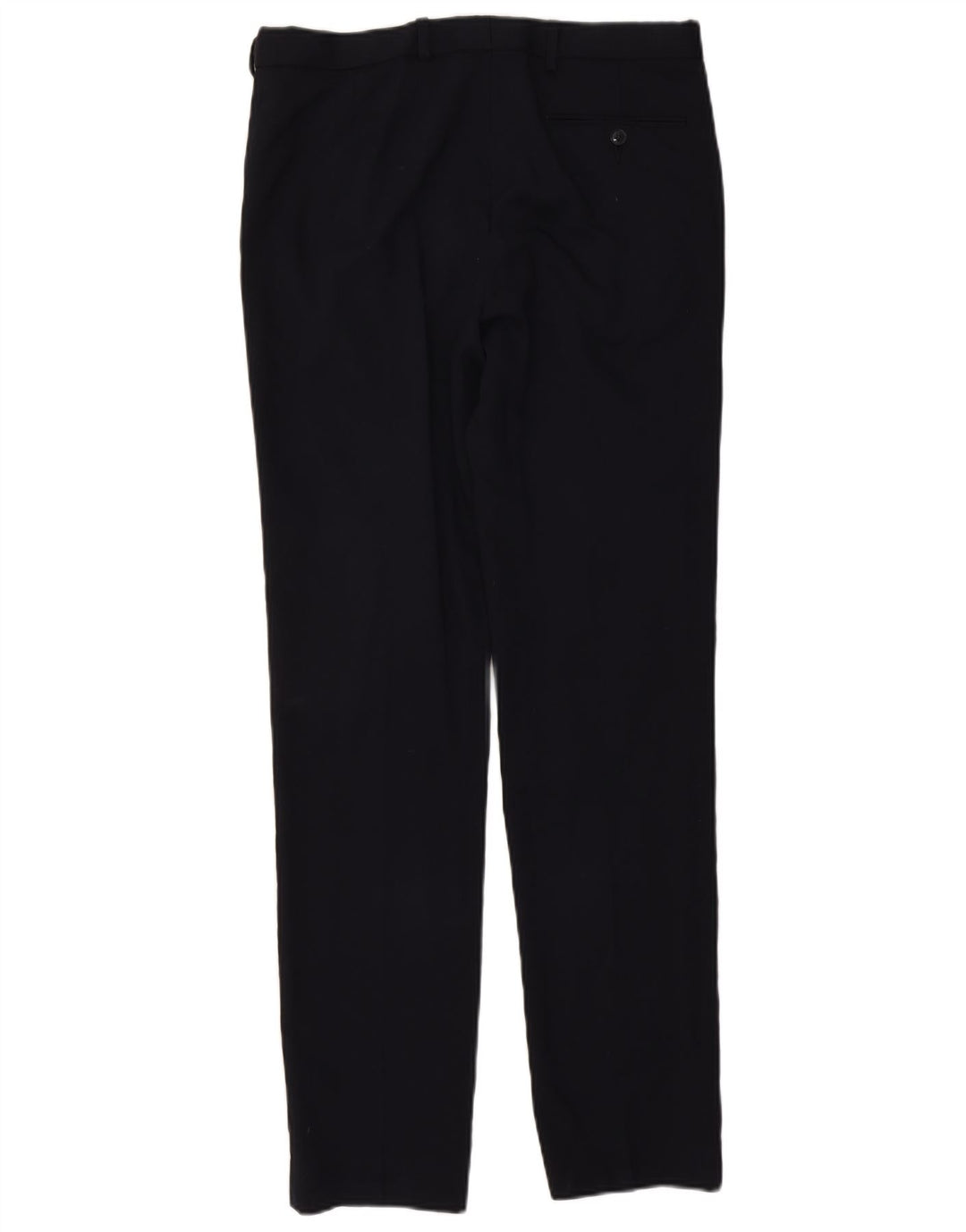 Marks & Spencer Pantalon de Costume Slim Homme W32 L33 Bleu Marine Laine