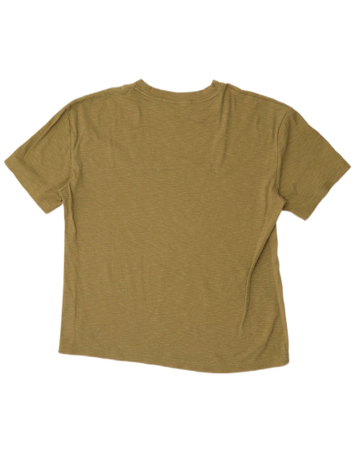 Calvin Klein T-Shirt Homme Kaki Moyen Colourblock