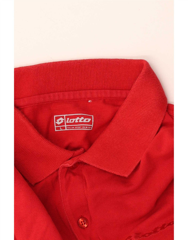 Lotto Polo Homme Grand Rouge