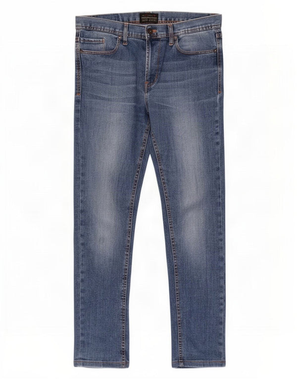 Zara Jean slim pour homme EU 42 Large W32 L32 Bleu