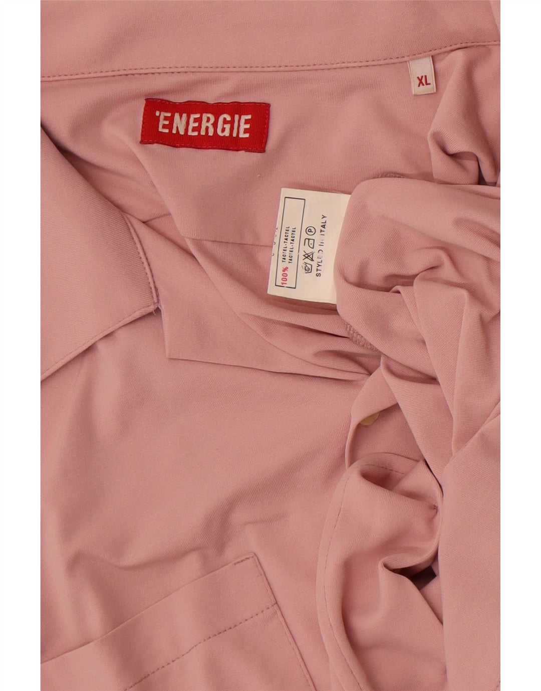 Chemise à manches courtes homme Energie XL rose Tactel