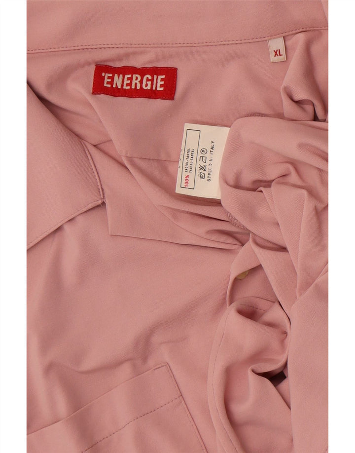 Chemise à manches courtes homme Energie XL rose Tactel