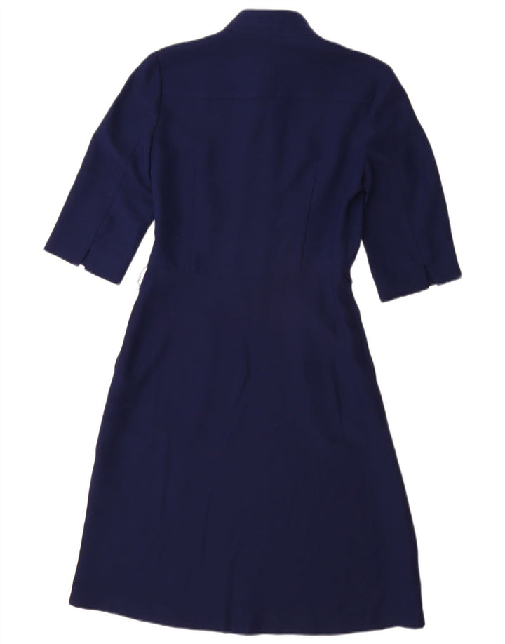 Hobbs Robe trapèze pour femme UK 4 XS Bleu marine Polyester