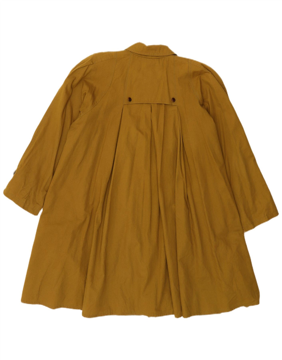 VINTAGE Manteau surdimensionné pour femme UK 10 Petit acétate kaki