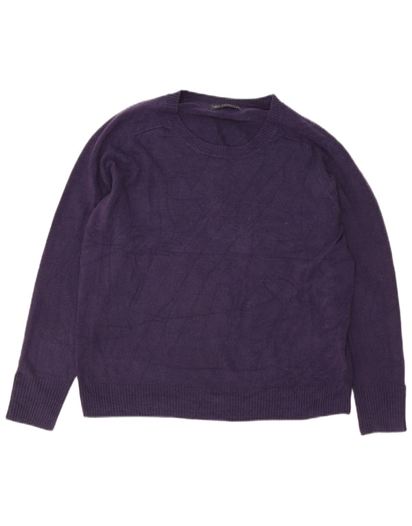 Marks & Spencer Pull ras du cou pour femme UK 18 XL Acrylique violet