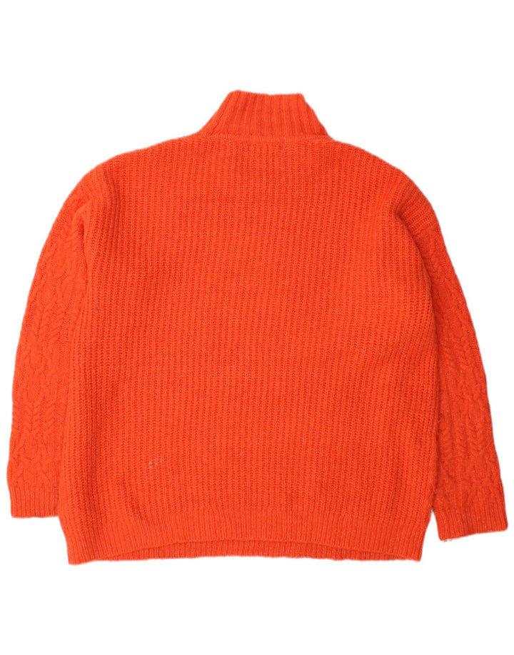 Marks & Spencer Pull col roulé pour femme UK 14 Orange moyen