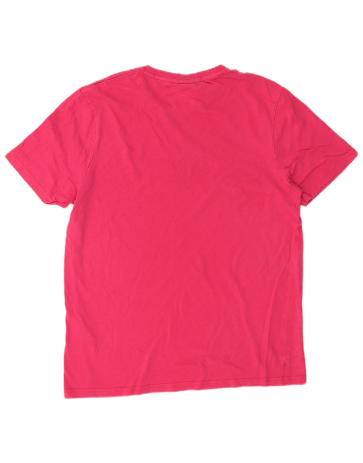 Lyle & Scott T-Shirt Homme Haut Large Rose Coton