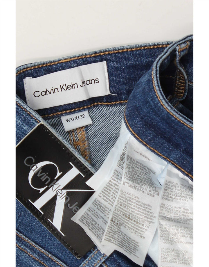Calvin Klein Jean droit W31 L27 homme bleu coton