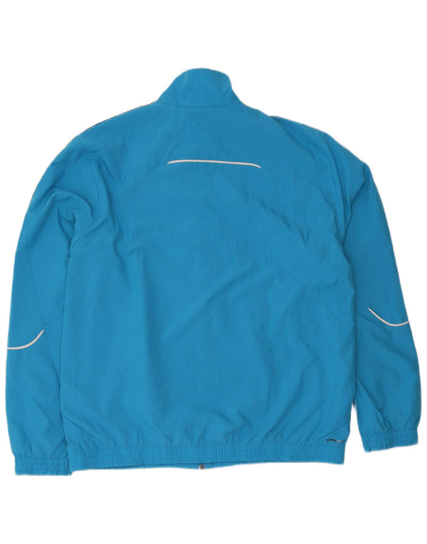 Adidas Veste de survêtement coupe régulière pour homme UK 48/50 XL Bleu Sports