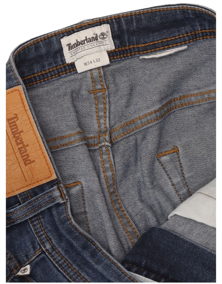 Timberland Jean Droit Homme W34 L32 Bleu
