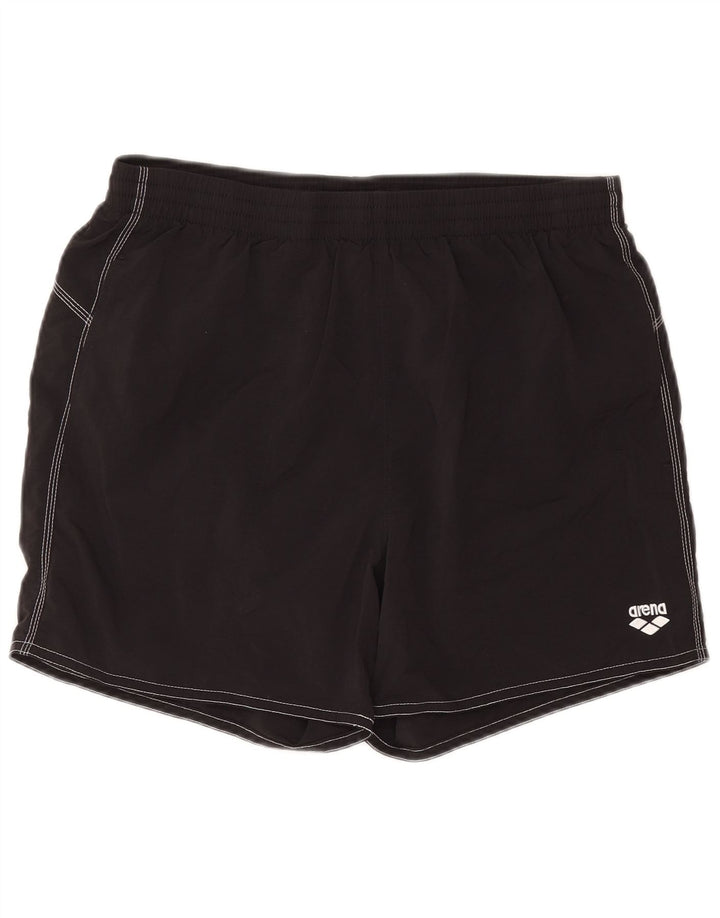 ARENA Short de Sport Homme 2XL Noir Polyester